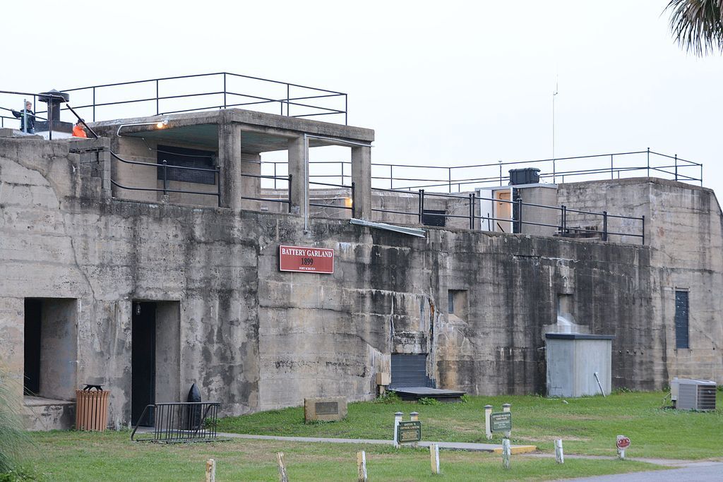 Outside view of Fort Screven at Tybee Island