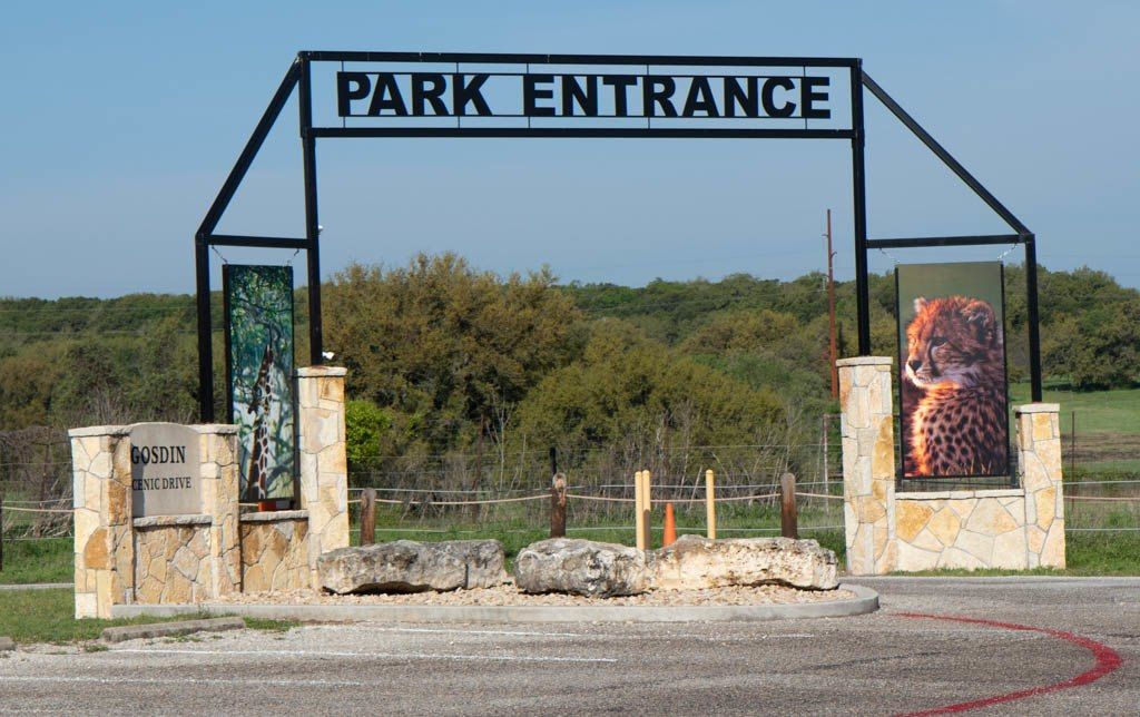 View of Fossil Rim Wildlife Center's entrance