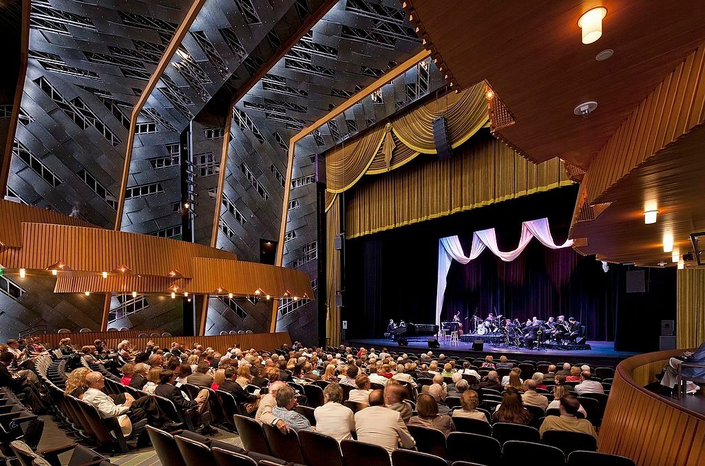 An orchestra performance at Francis Marion University Performing Arts Center