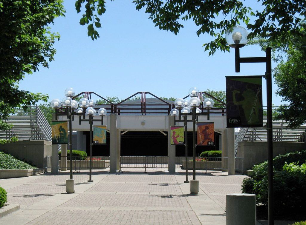 Entrance to the Fraze Pavilion