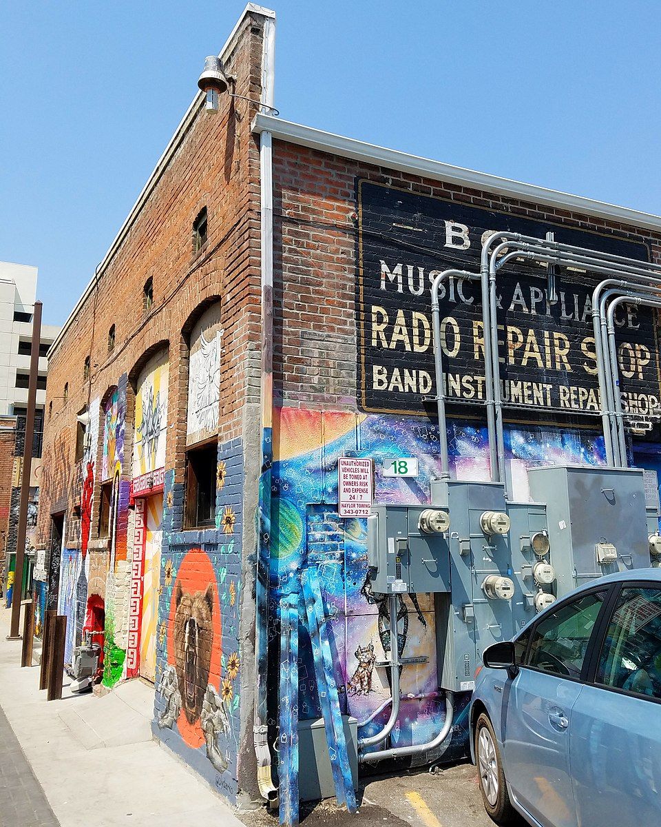 Murals at Freak Alley Gallery in Boise, ID
