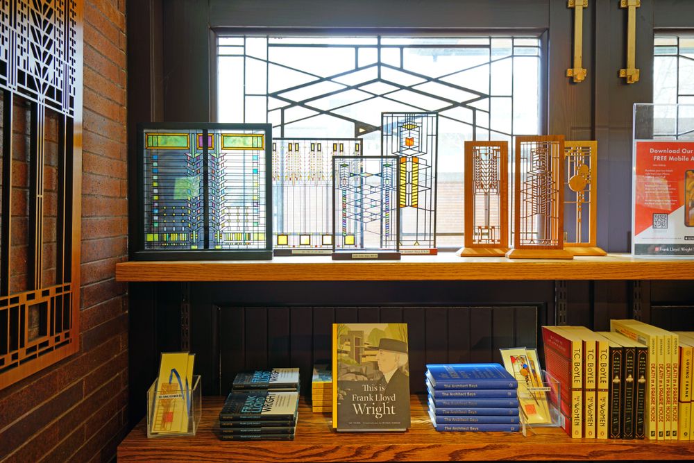 Interior view of Frederick C. Robie House