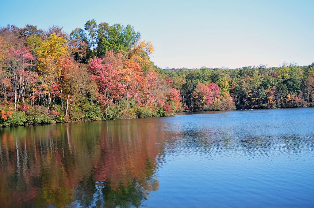 Lake at French Creek State Park Campground