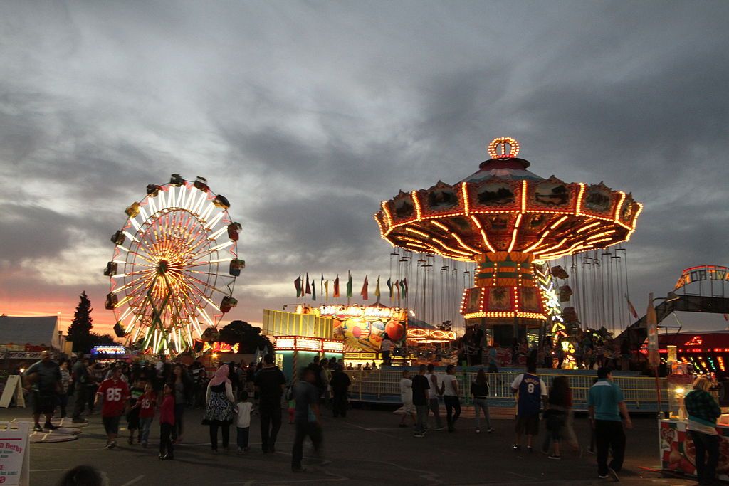 Fresno Fair at Night