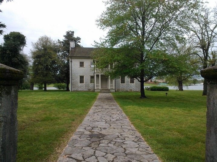 Front view of Historic Rock Castle