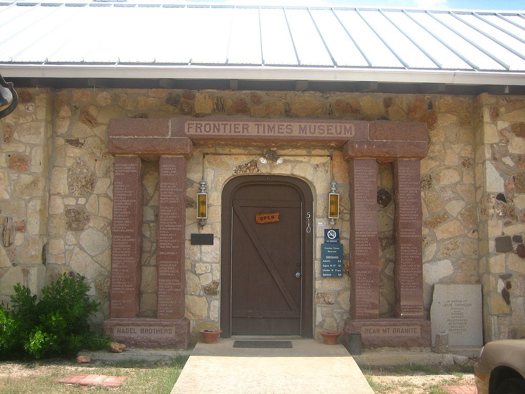 Front View of Frontier Times Museum