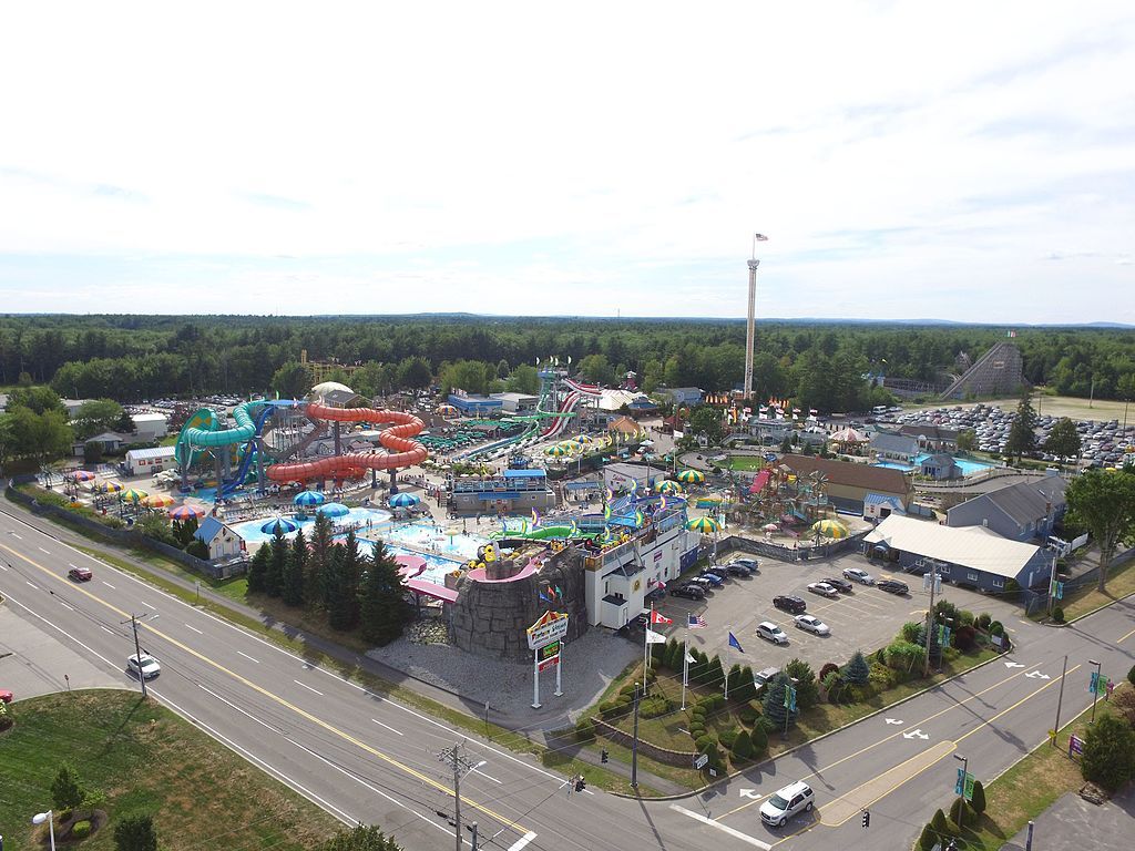 Aerial View of Funtown Splashtown USA