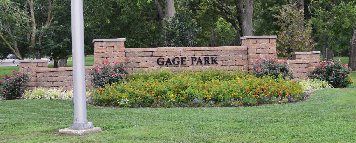 Signage of Gage Park