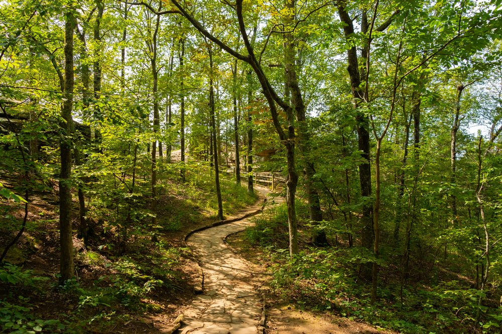 Hiking trail leading to Garden of the Gods