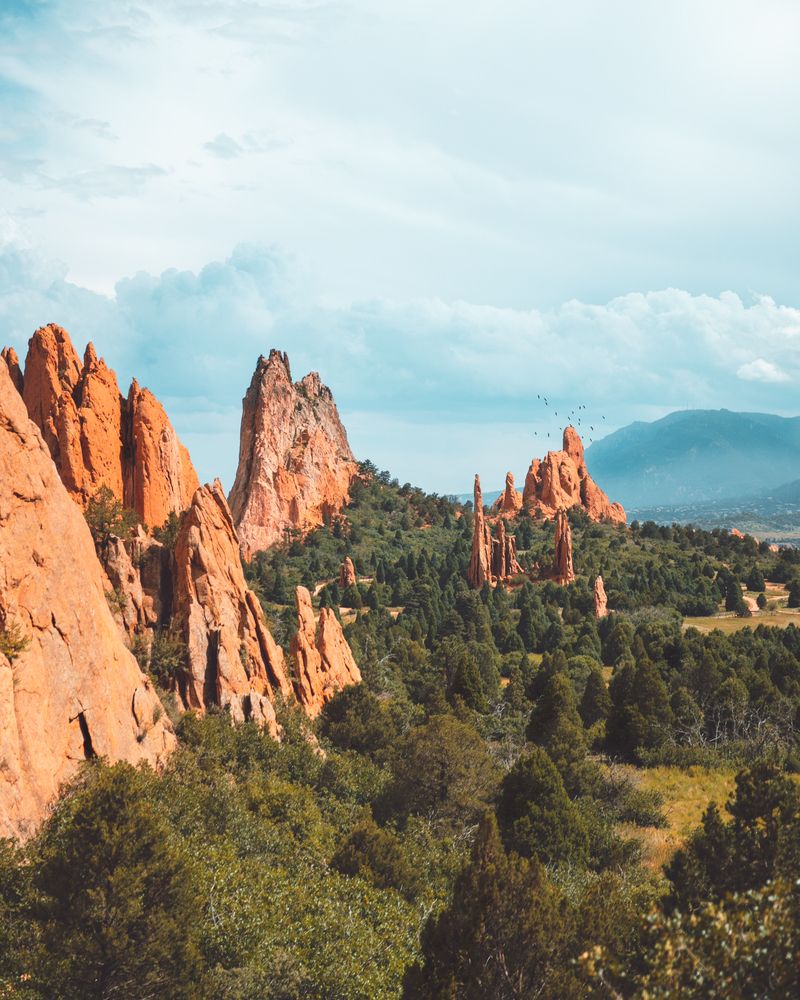 View of Garden of the Gods Visitor & Nature Center