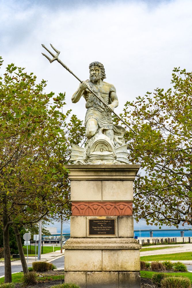 King Neptune's statue at Gardner's Basin