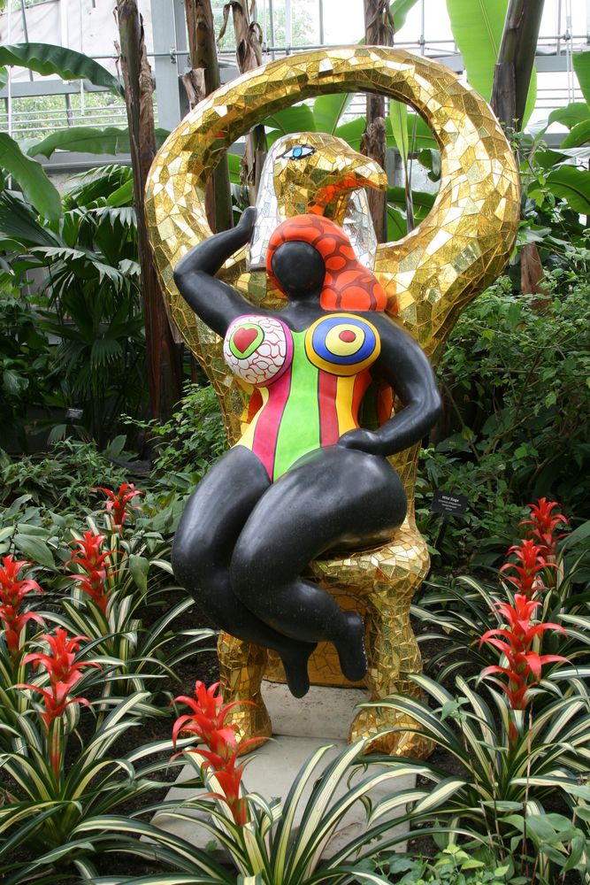Statue at Garfield Park Conservatory