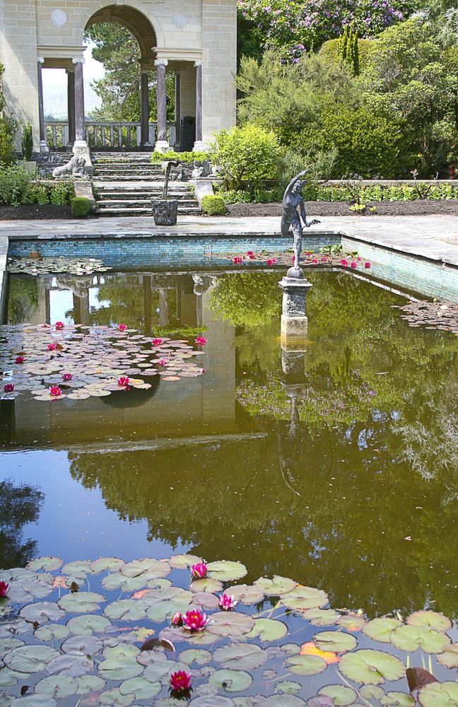 Artificial lilly pond at Garnish Island