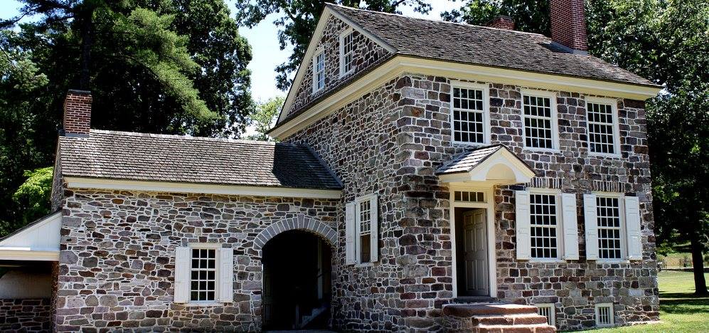 A house at George Washington’s Headquarters State Historic Site