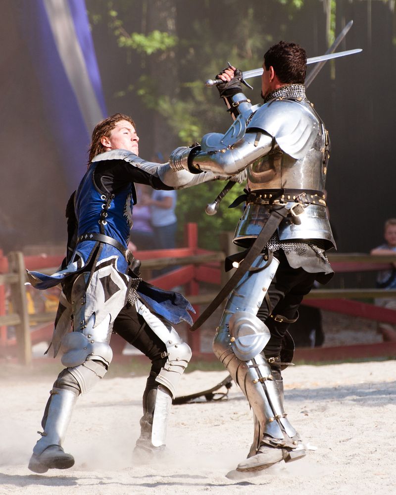 Knight's fighting at Georgia Renaissance Festival