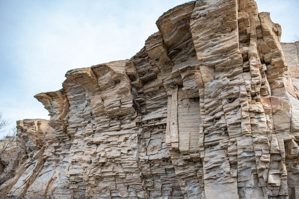 Rock formation at Giant Springs State Park