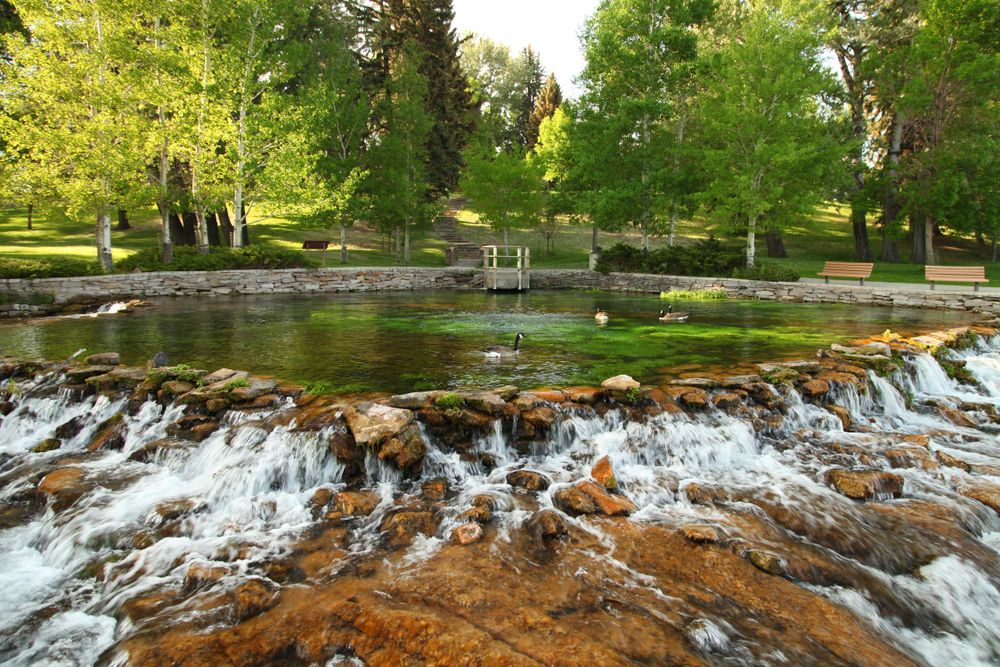 Falls at Giant Springs State Park