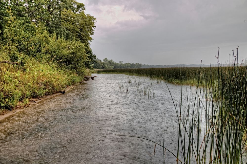 Glendalough State Park on a rainny day