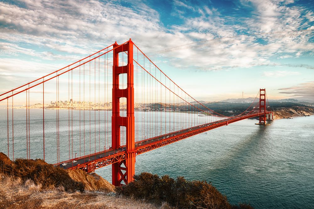 Golden Gate Bridge in California