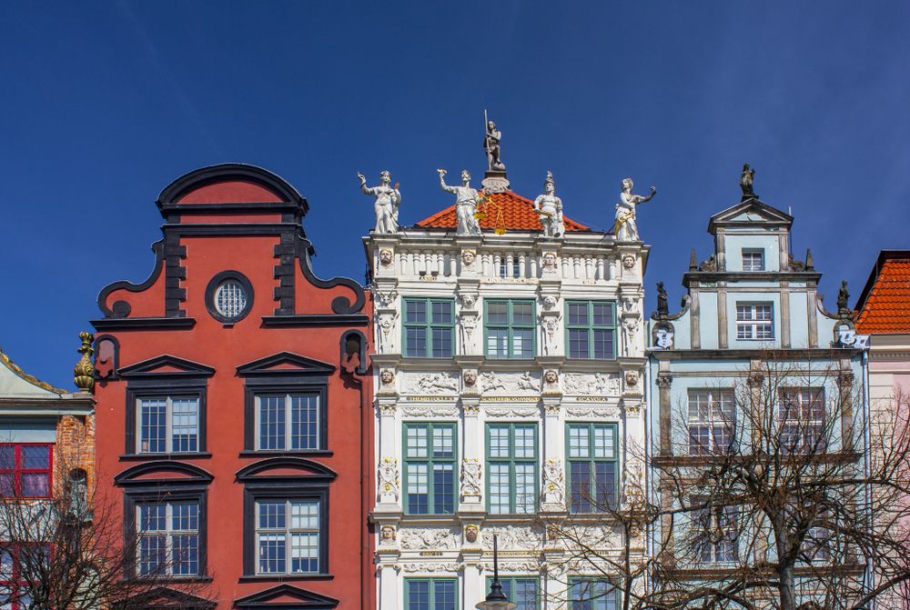 Outside view of the Golden House in Gdańsk
