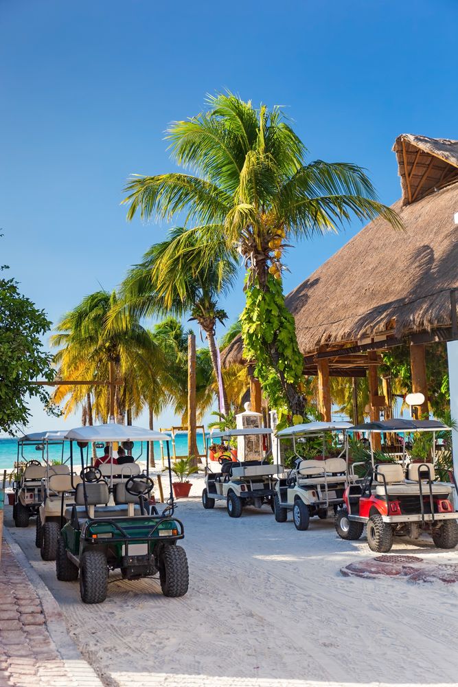 Golf Carts in Isla Mujeres
