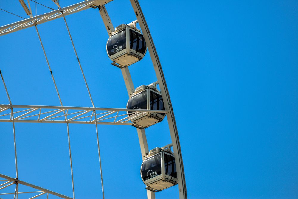 Close up of the cabins at Marina Eye