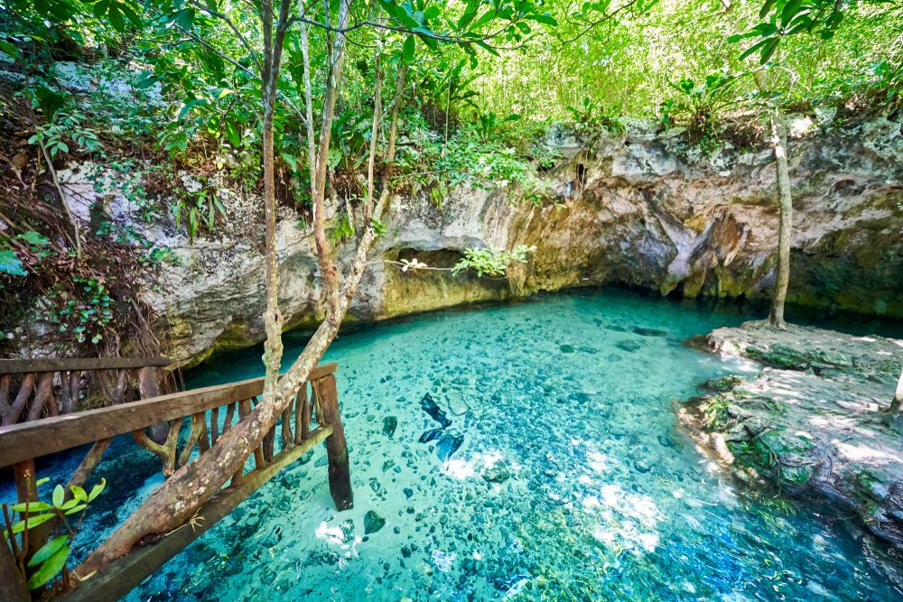 The waters of Gran Cenote