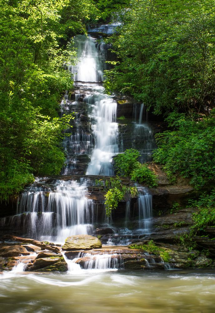 Waterfall at Great Smoky Mountain National Park