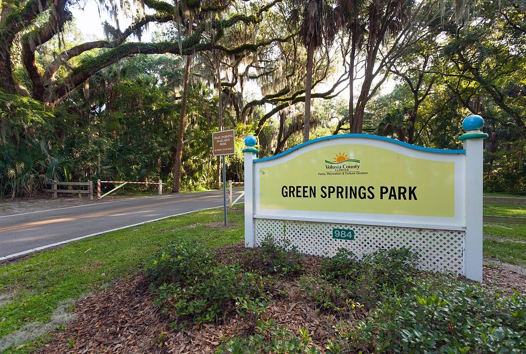 Signage of Green Springs Park