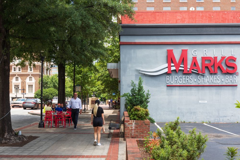 Exterior of Grill Marks