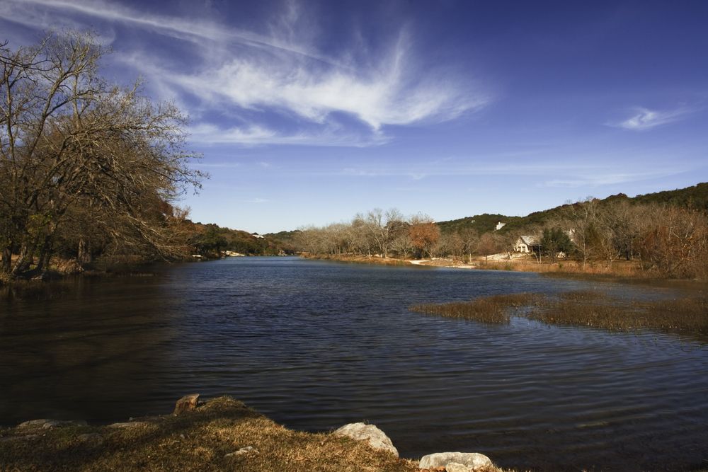 Beautiful view of Guadalupe River