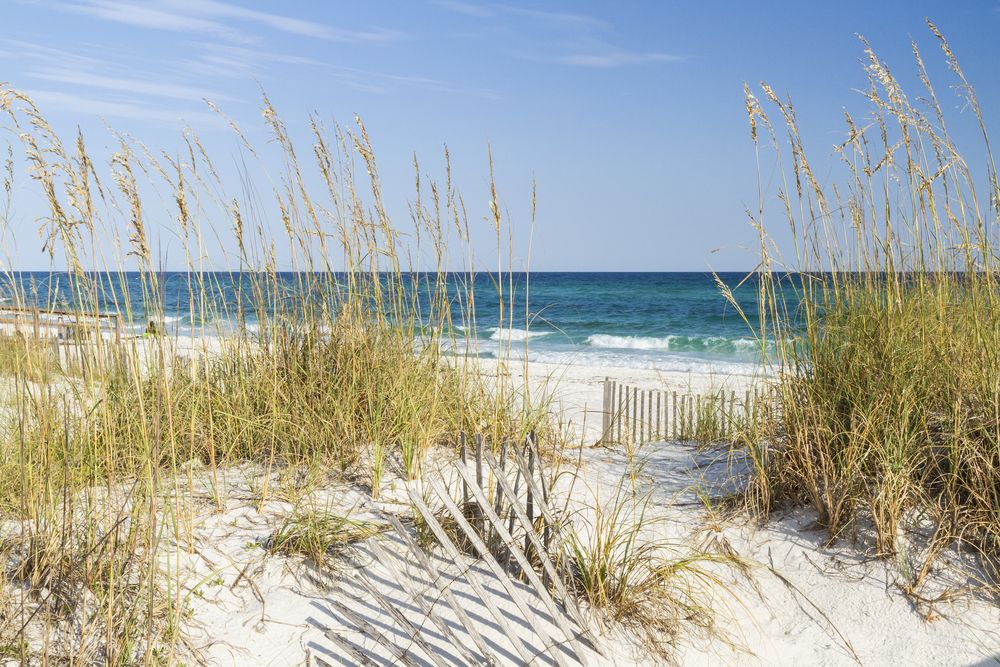 Daytime view of Gulf Islands National Seashore