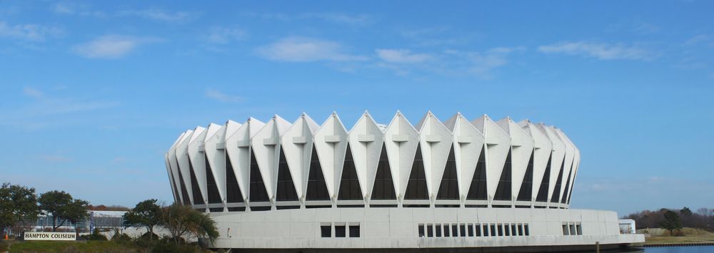 Exterior of Hampton Coliseum