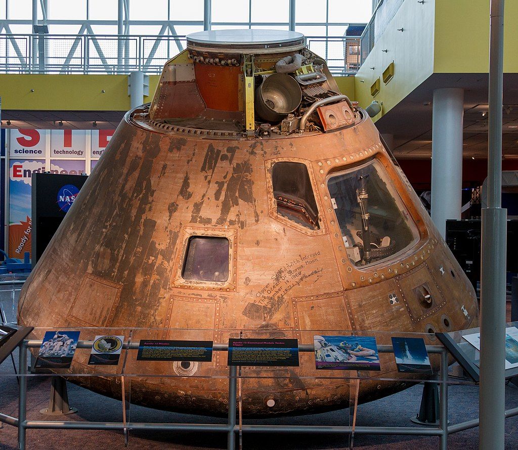 Apollo 12 spacecraft in Virginia Air and Space Center