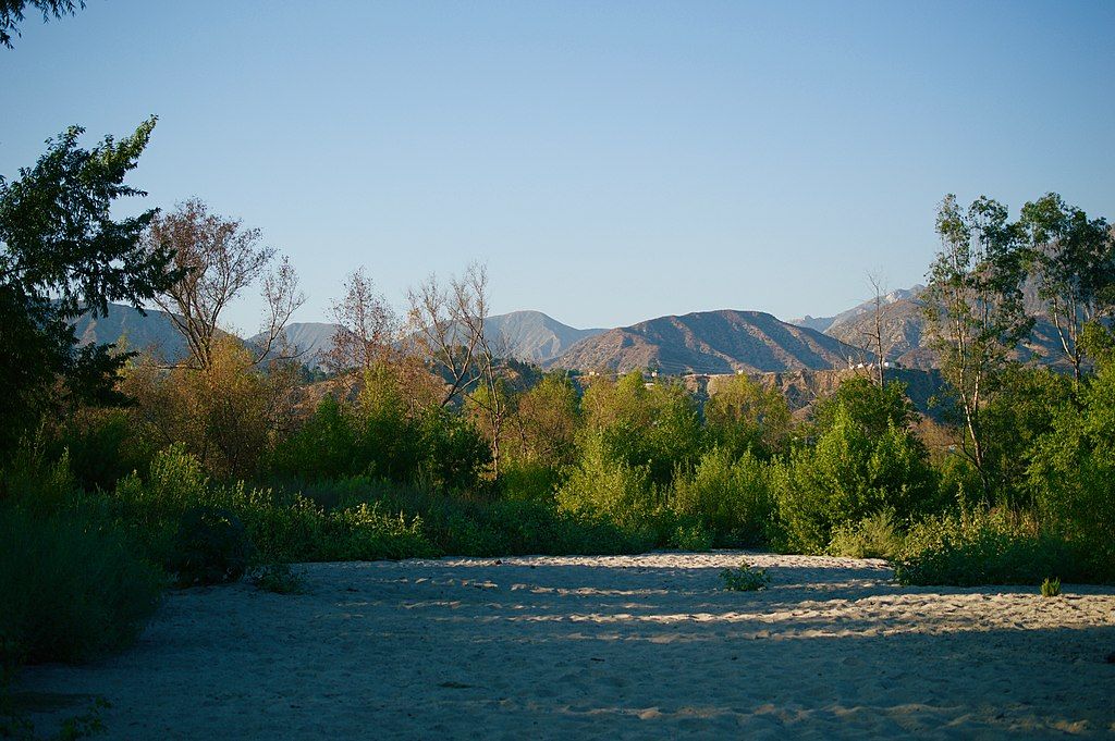 Scenic view of Hahamongna Watershed Park