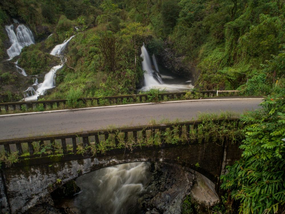 Waterfall along Hana Highway, Hawaii