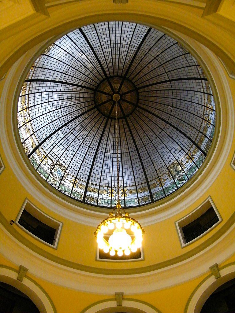 Interior view of the dome at Handley Regional Library