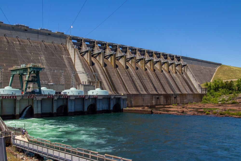 View of Hartwell Dam