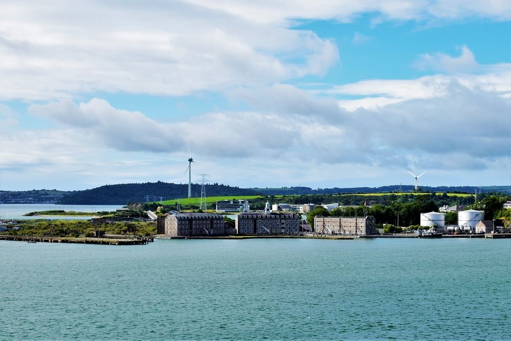 Top view of Haulbowline