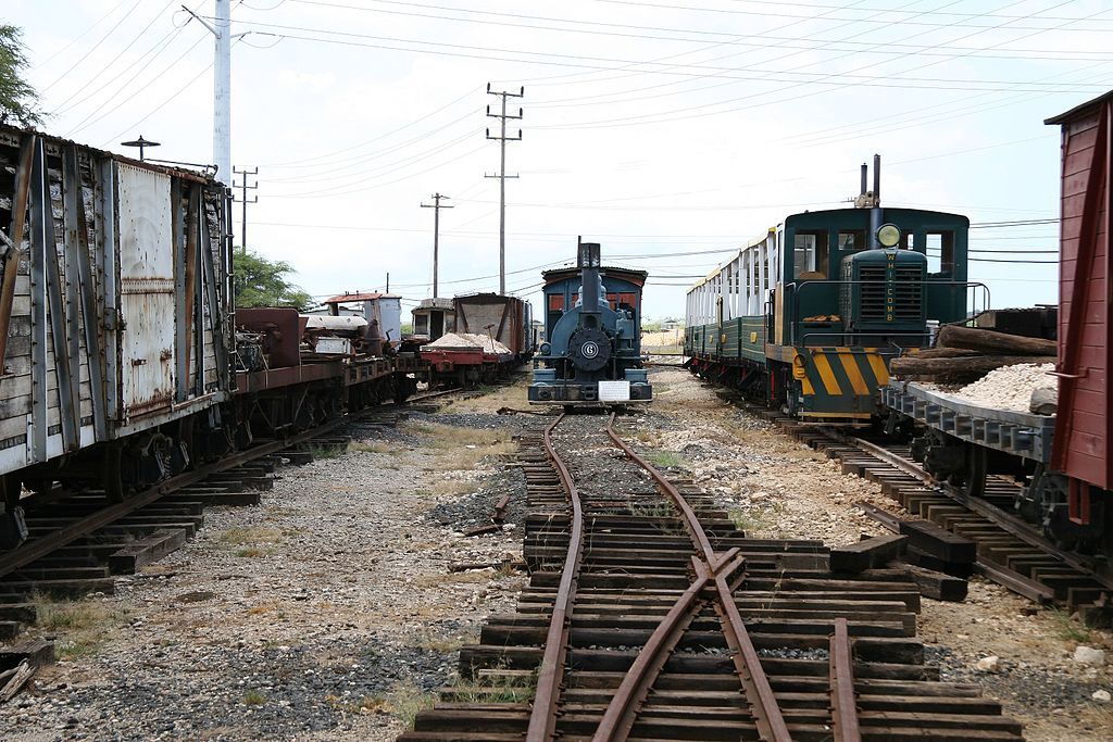 Railway track at Hawaiian Railway Society