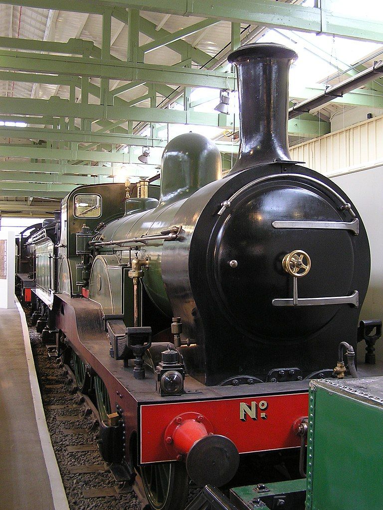 Display of an old engine at Head of Steam
