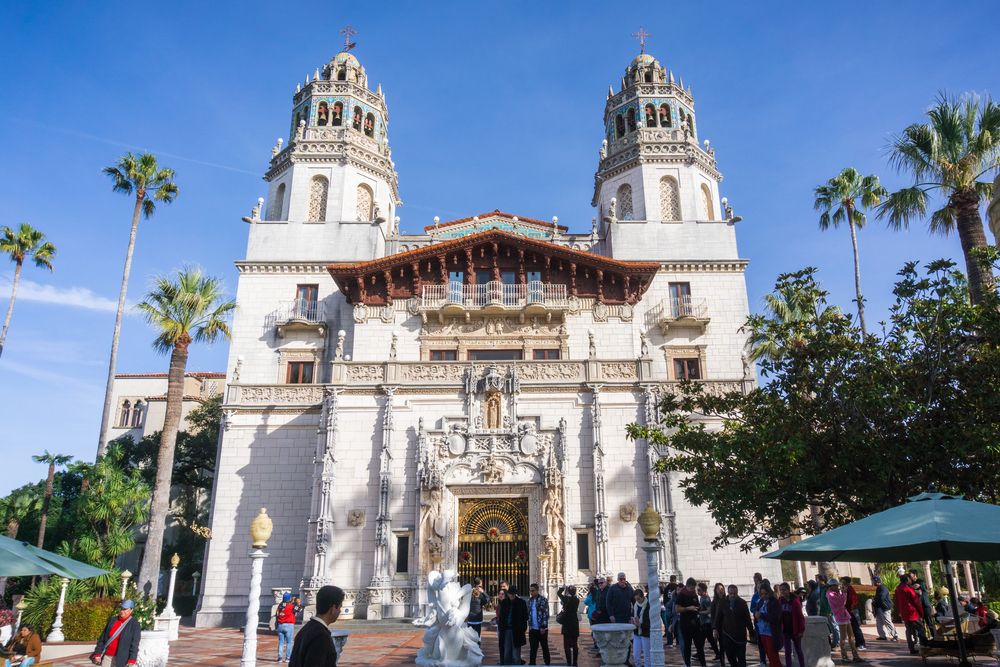 Exterior of the Hearst Castle