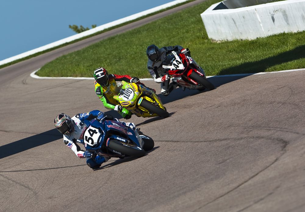 Motorcycle race at Heartland Motor Sports Park