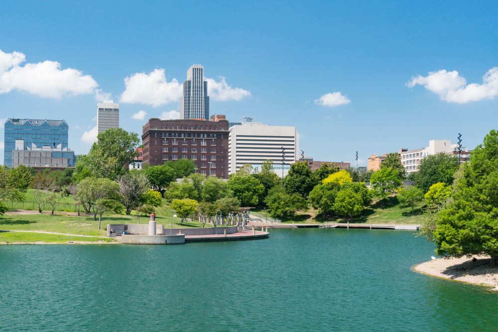 Scenic view of Heartland of America Park