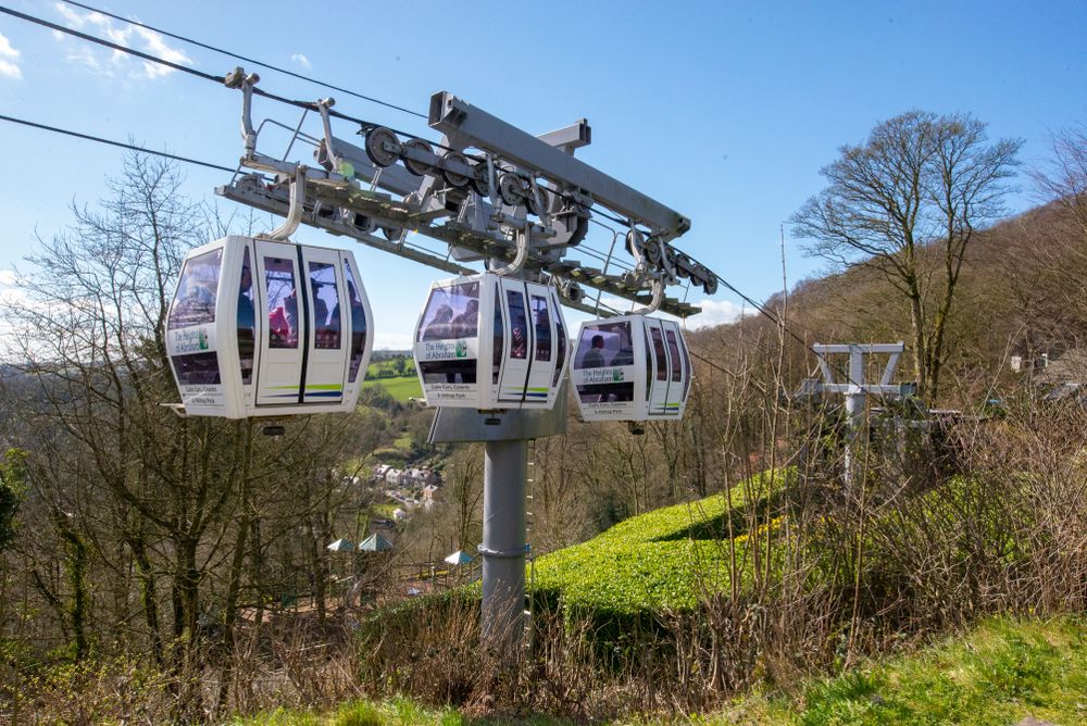 Cable cars at Heights of Abraham