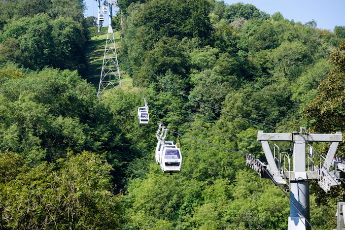 Cable cars at Heights of Abraham
