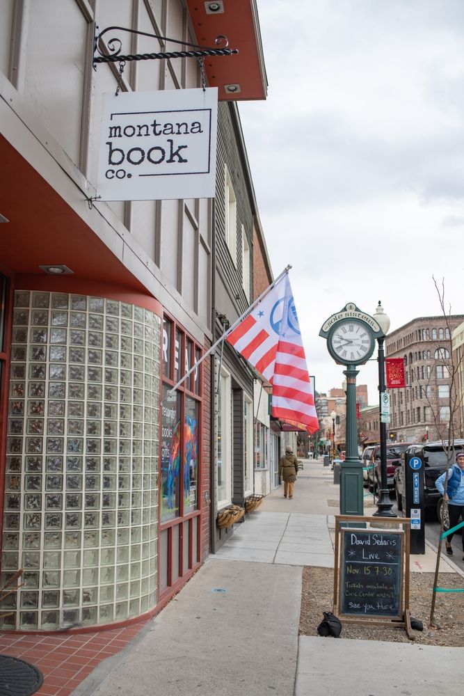Bookstore along Helena's Downtown Area