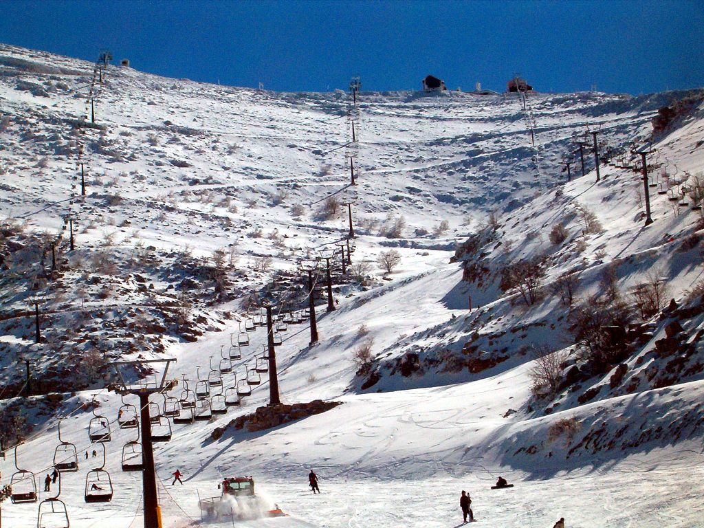 Daytime view of Hermon Mountain