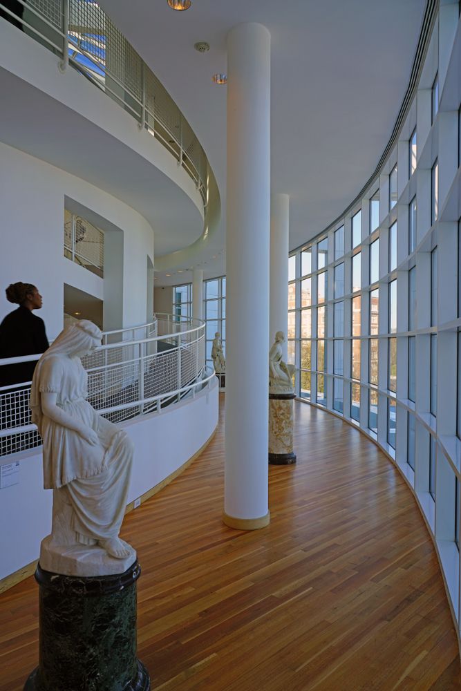 Interior view of the High Museum of Art