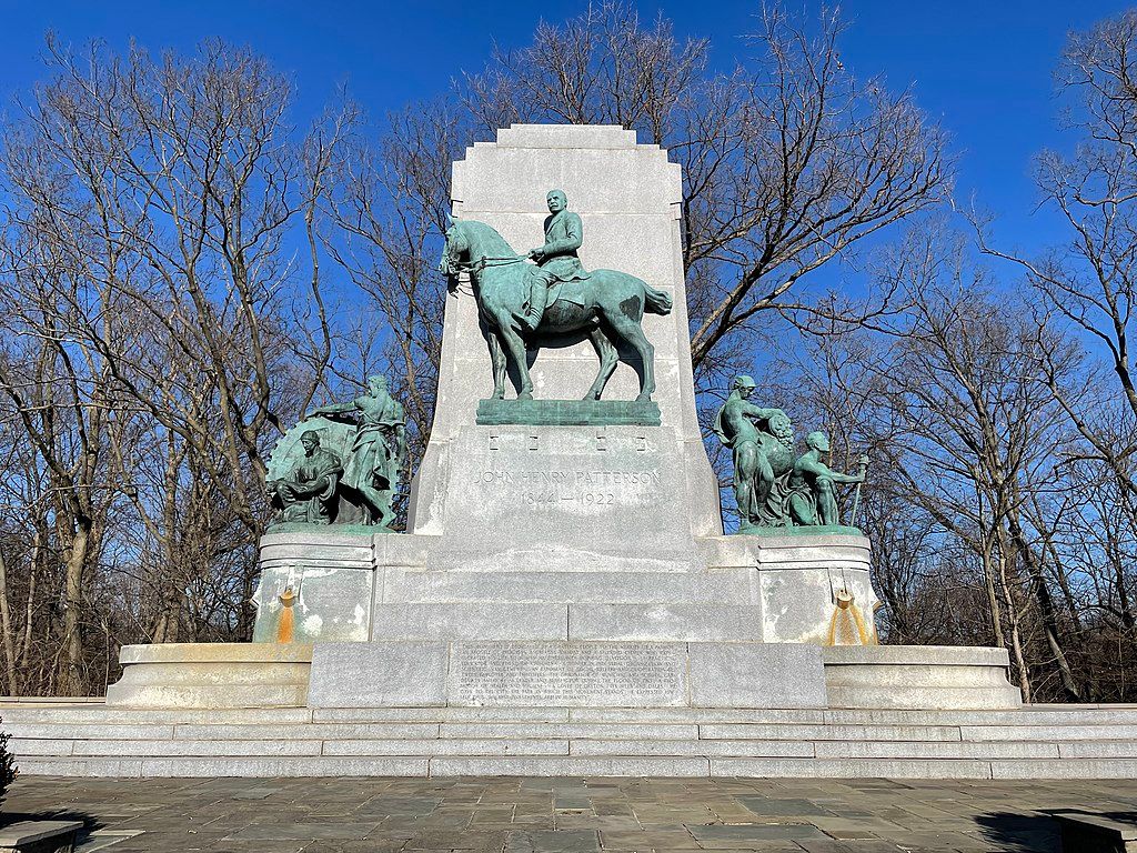Patterson memorial at Hill and Dales MetroPark